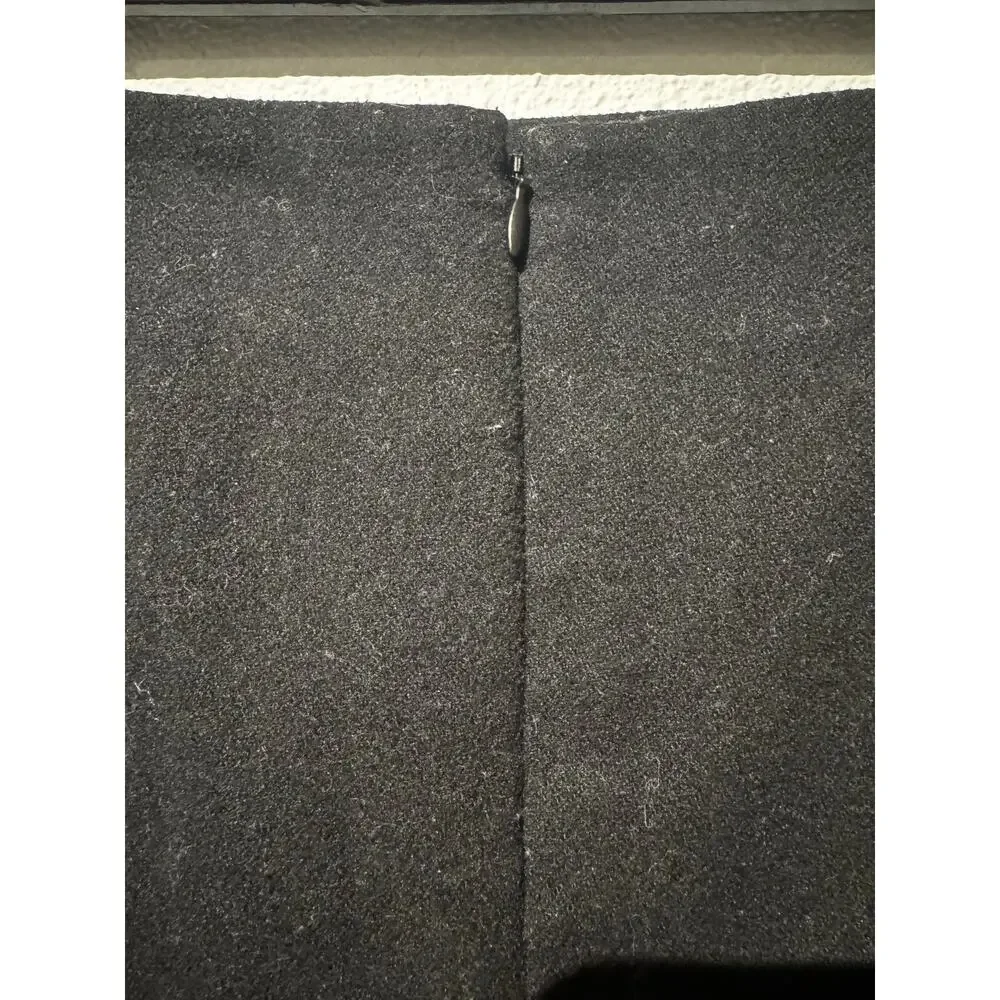 UNIQLO Black Wool Blend Mini Skirt - Picture 4 of 6